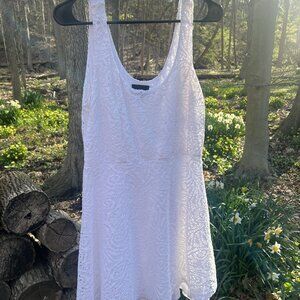 Apt. 9 White Sleeveless A-Line Tank Dress - Women's M